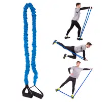 Gumový posilovač inSPORTline Morpo Super Heavy 130x1,2 cm / 5 kg modrý