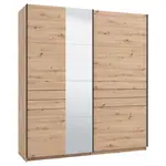 Xora SKŘÍŇ S POSOUVACÍMI DVEŘMI, dub artisan, 195/217,5/61 cm