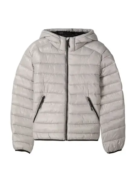 Bershka Zimná bunda  sivá