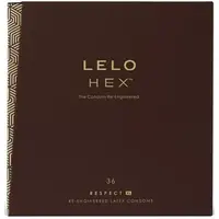 LELO Hex Respect – XL kondomy (36 ks)