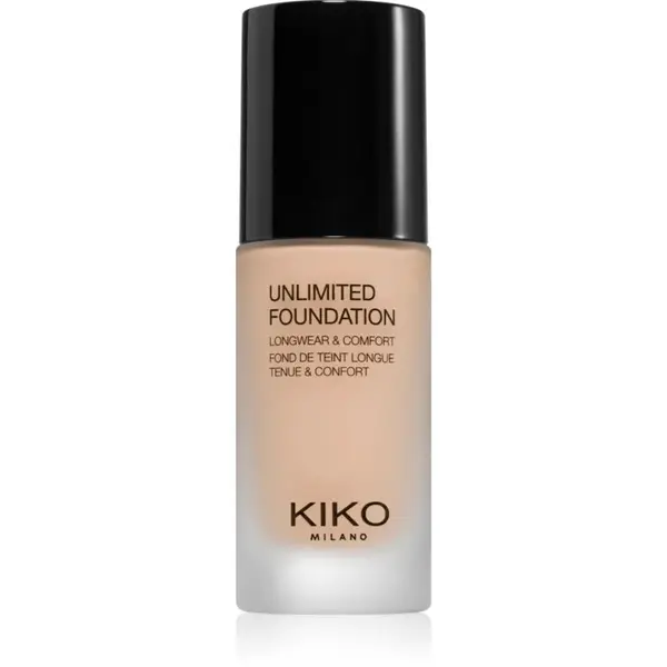 KIKO Milano Unlimited Foundation dlhotrvajúci tekutý make-up s matným efektom odtieň 02 Gold 30 ml