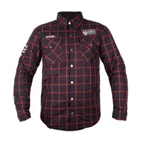 Moto košile W-TEC Black Heart Rattlesneak černá s červeným pruhem L