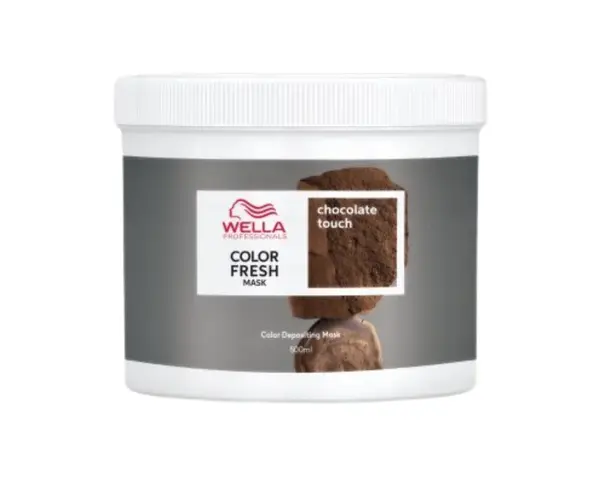 Barvicí maska na vlasy Wella Color Fresh Mask Chocolate Touch - 500 ml, čokoládově hnědá (99350156138) + dárek zdarma