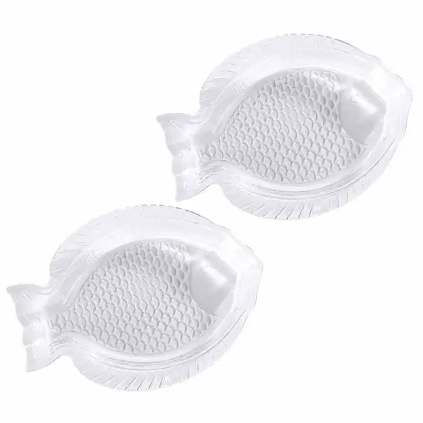 Sada skleněných talířů RYBA 24 x 17 cm 2 ks