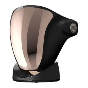 Palsar7 Bezdrátová ošetřující LED maska na obličej a krk černozlatá