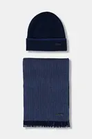 Čepice a šála s přídavkem vlny BOSS Hernesto_SET
