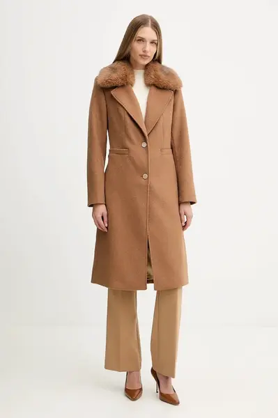 Kabát s prímesou vlny Guess KAROLE