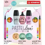 Súprava STABILO Pastellove 18 ks sada