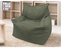 Sedací vak Norvik, olivovo zelená štruktúrovaná tkanina%