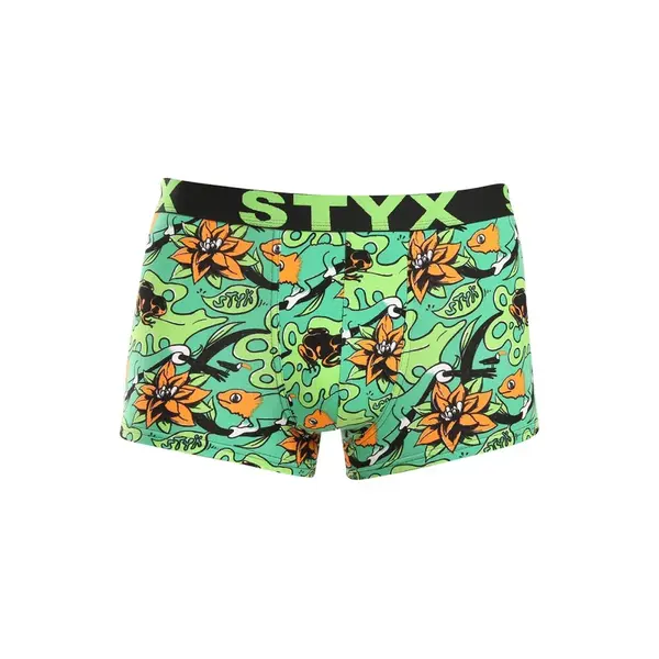 Styx Pánské boxerky art sportovní guma tropic (G1557) XXL