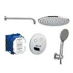 Sprchový systém Paffoni vrátane podomietkového telesa chróm SIKOBPPSET1