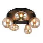 Trio Lumina stropné svetlo čierna 617030513 TR617030513