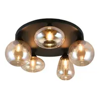 Trio Lumina stropné svetlo čierna 617030513 TR617030513