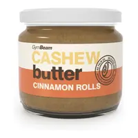 GymBeam KEŠU MÁSLO - SKOŘICOVÉ ROLKY - 340 G Ořechové máslo, , velikost