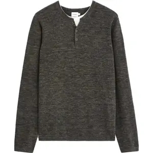 CELIO TECHILL Pánský svetr, tmavě šedá, velikost