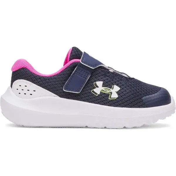 Under Armour SURGE 4 AC Dívčí běžecké boty, tmavě modrá, velikost 21