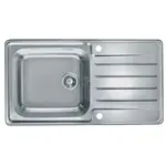 Alveus Nerezový drez Praktik 100, 98 x 50 cm