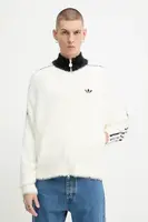 Mikina adidas Originals pánská, béžová barva, s aplikací, KR5152