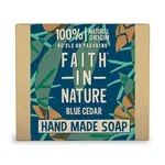 Faith in Nature Tuhé mýdlo Modrý cedr 100 g
