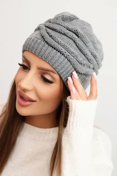 Kesi Dámská ušanka Emma K343 denim