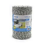 Lanko pro elektrický ohradník, průměr 3 mm, zeleno-bílé, délka 400 m