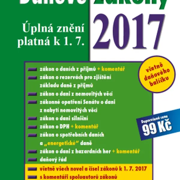 Daňové zákony 2017 - Hana Marková - e-kniha
