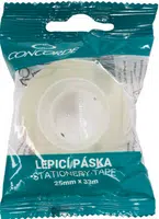 Lepicí páska CONCORDE 25mm x 33m, závěs, transparentní