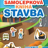 Samolepková kniha Stavba - Nalepuj