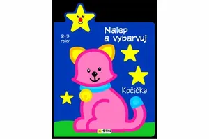 Nalep a vybarvuj - Kočička - 2-3 roky