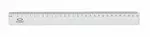 Pravítko CONCORDE 30cm, závěs, transparentní