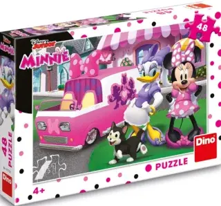 Puzzle Minnie a Daisy 48 dílků