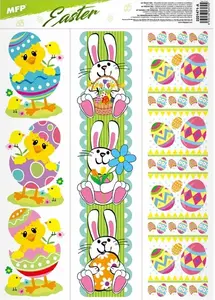 Okenní fólie velikonoční VE006 30x42cm