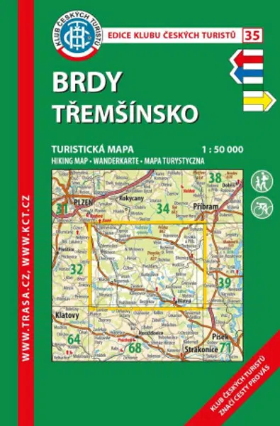 KČT 35 Brdy, Třemšinsko 1:50 000 / turistická mapa