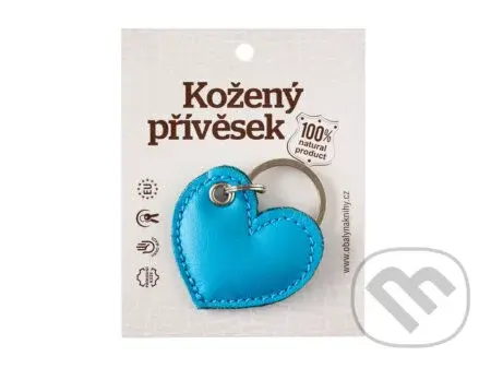Klíčenka srdce modré