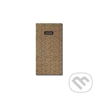 Vreckový diár PRINT 2026 (mesačný na 12-mesiacov)