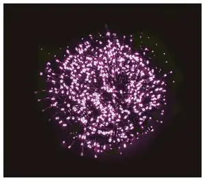 Fialová led reťaz 140Led