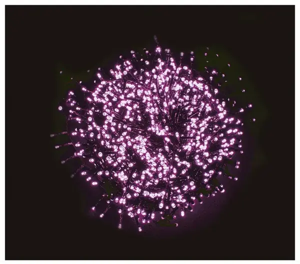 Fialová led reťaz 140Led