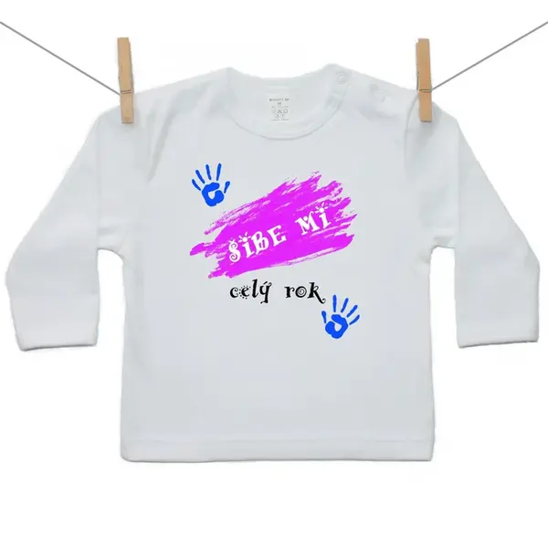 Boodyy Tričko s dlhým rukávom Šibe mi celý rok 140 (9-10 rokov)