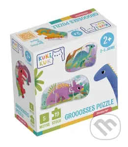 Grooosses Puzzle Dinosaurier - hra z kategorie Naučné puzzle