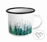 Smaltovaný hrnček Les
