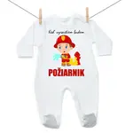 Boodyy Overal Keď vyrastiem budem požiarnik 62 (2-4 mesiace)