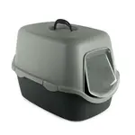 STEFANPLAST GREEN LINE CATHY sivá/sivozelená 56x40x40cm toaleta s krytom 50% z recyklovaného plastu