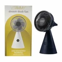 VITAMMY Dream desk fan, USB mini stolný ventilátor, čierny TOW016965
