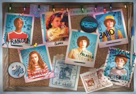 Puzzle Stranger Things: Nástěnka