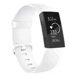 BStrap Silicone Diamond (Large) remienok na Fitbit Charge 3 / 4, white