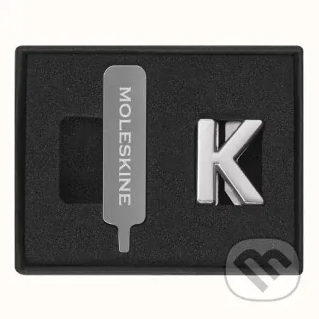 Moleskine  - ozdoba na zápisník – písmeno K