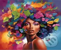 Dřevěné puzzle Květinová dívka A2