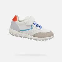 White boys' sneakers Geox Alben - Boys