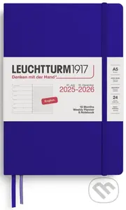 Weekly Planner & Notebook 2026 Medium (A5) 18 Months Ink