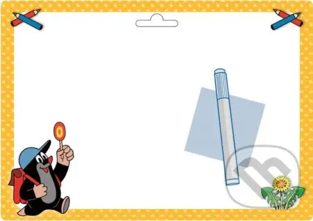 Krtek 2 - Stíratelná tabulka A4 - Zdeněk Miler